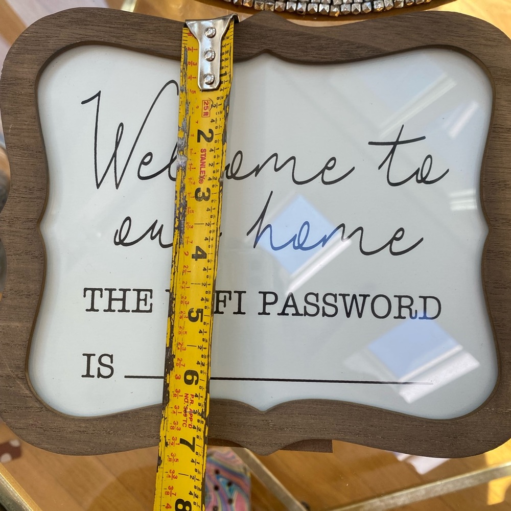 Rustic Wi-Fi Sign